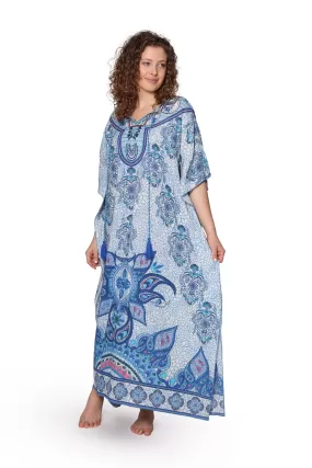 100% Cotton Paisley Print Caftan