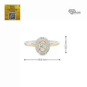 10K Gold 0.15 CTW Diamond Ring