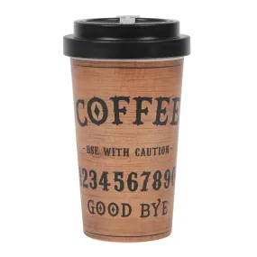 13.5 oz Bamboo Travel Mug with Sleeve - Talking Board