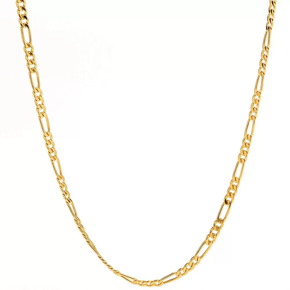 2.5mm  Figaro Chain Figaro Chain Diamond Cut