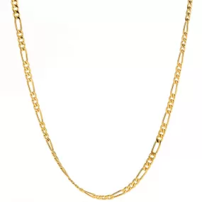 2.5mm  Figaro Chain Figaro Chain Diamond Cut