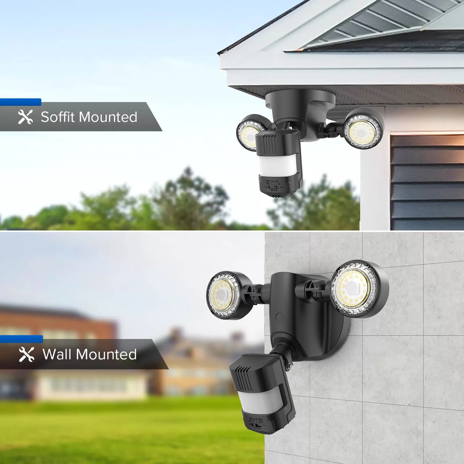 25W LED Security Light (Dusk to Dawn & Motion Sensor)(US/CA ONLY)