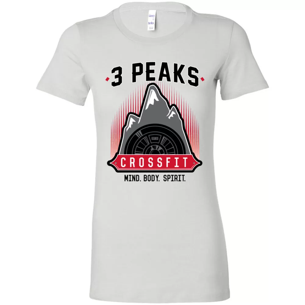 3 Peak CrossFit - 100 - Stacked - Women's T-Shirt