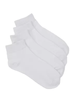 4 Pack Basic Solid Ankle Socks