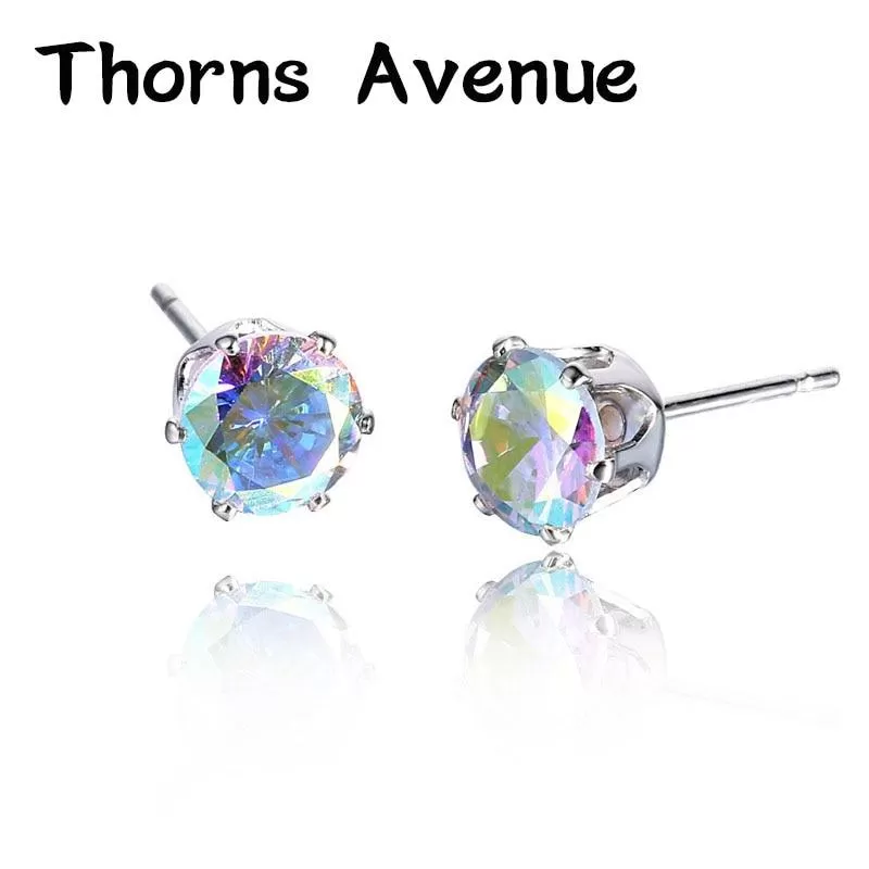 AAA Cubic Zirconia Push-back Bridal Earring studs