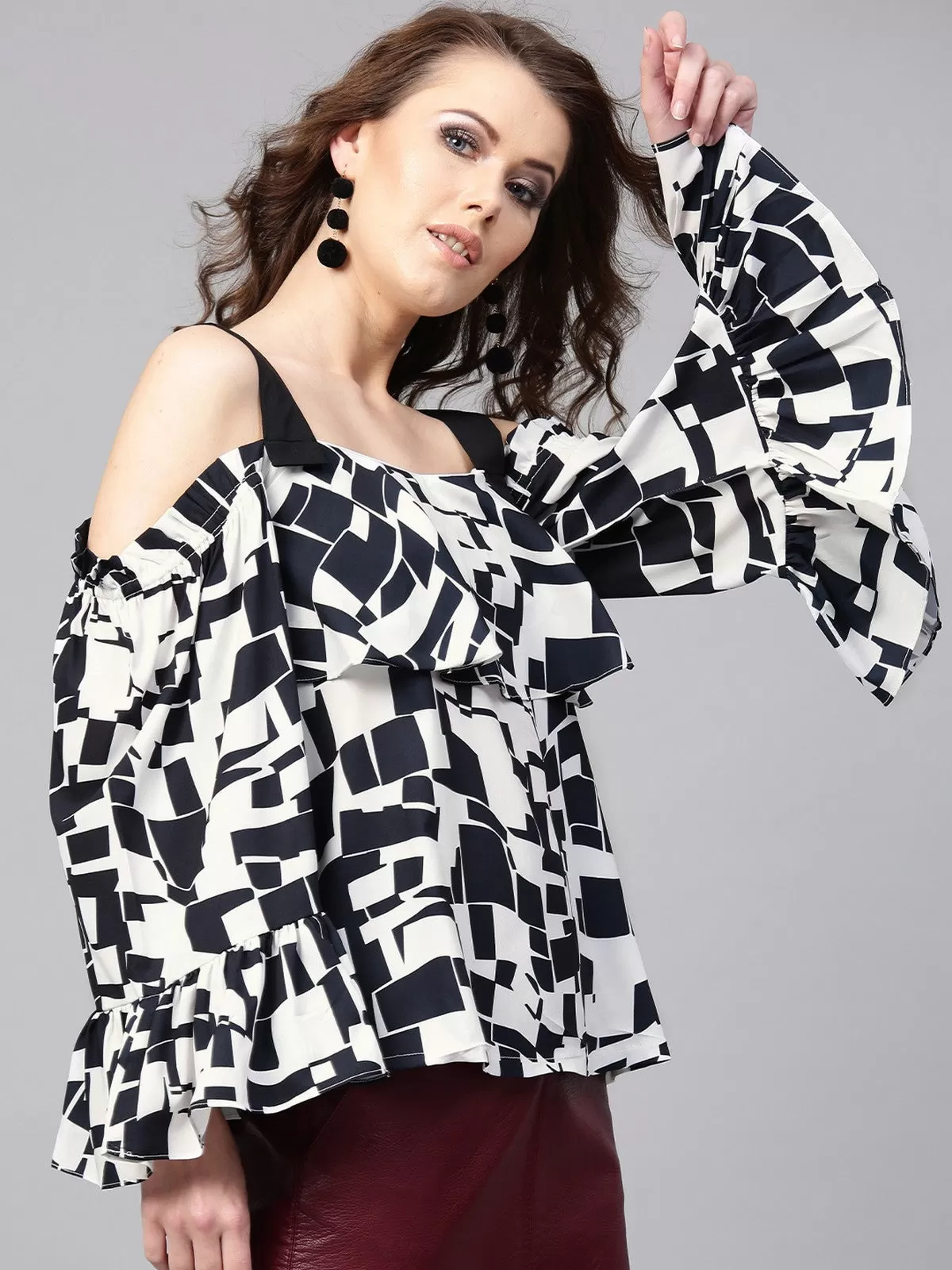 Abstract Print Top