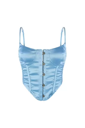 Aisha Satin Front Closure Corset