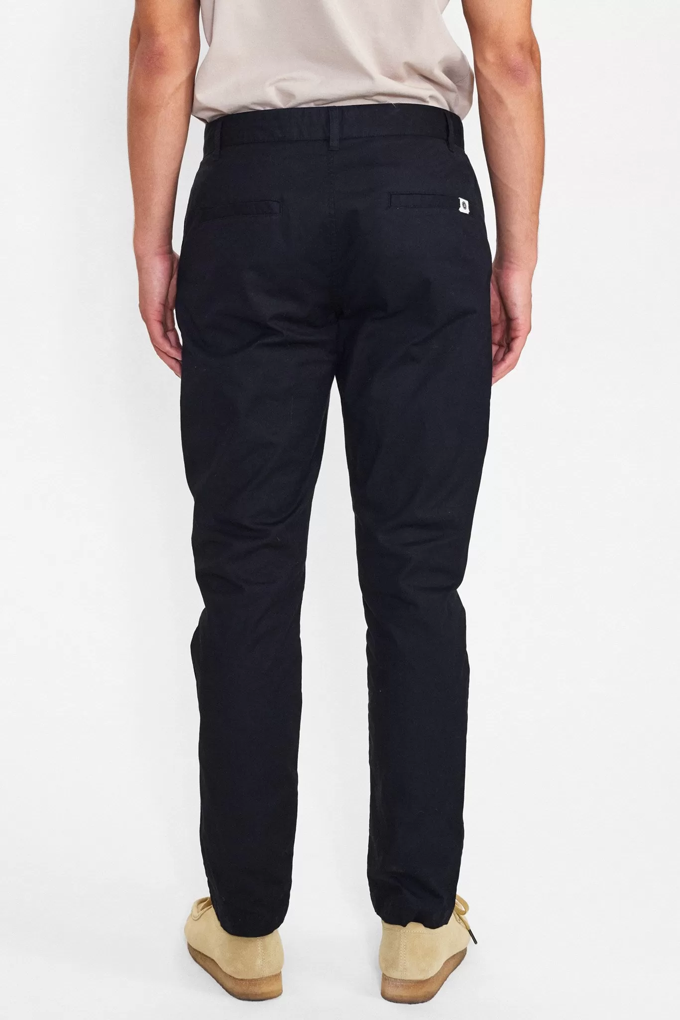 AKJAMES COTTON PLEAT PANT - Caviar