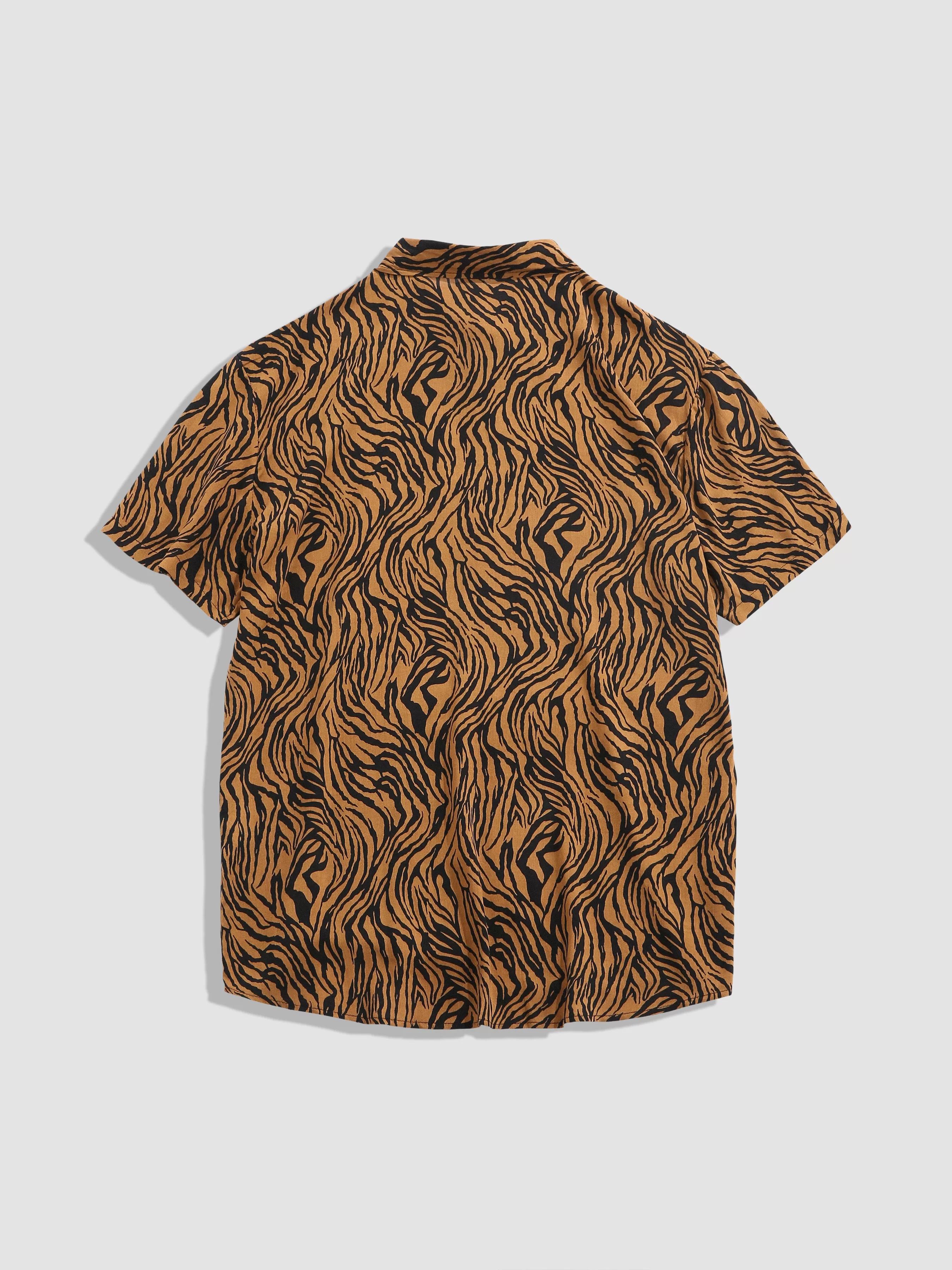 Animal Texture Cotton Shirts