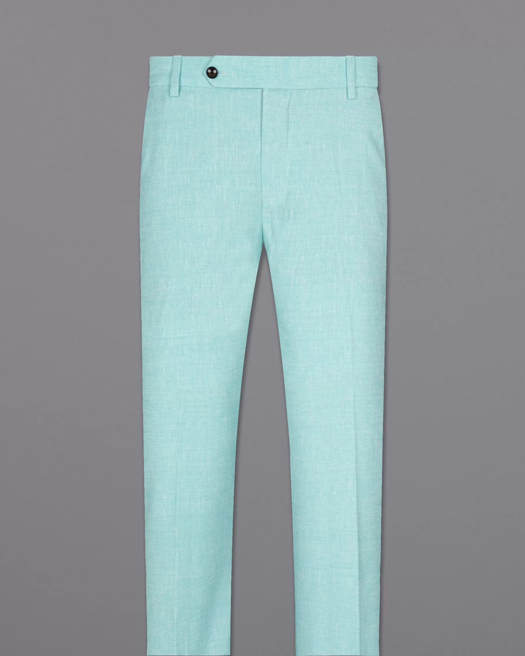 Aqua Island Blue Double Breasted Luxurious Linen Suit