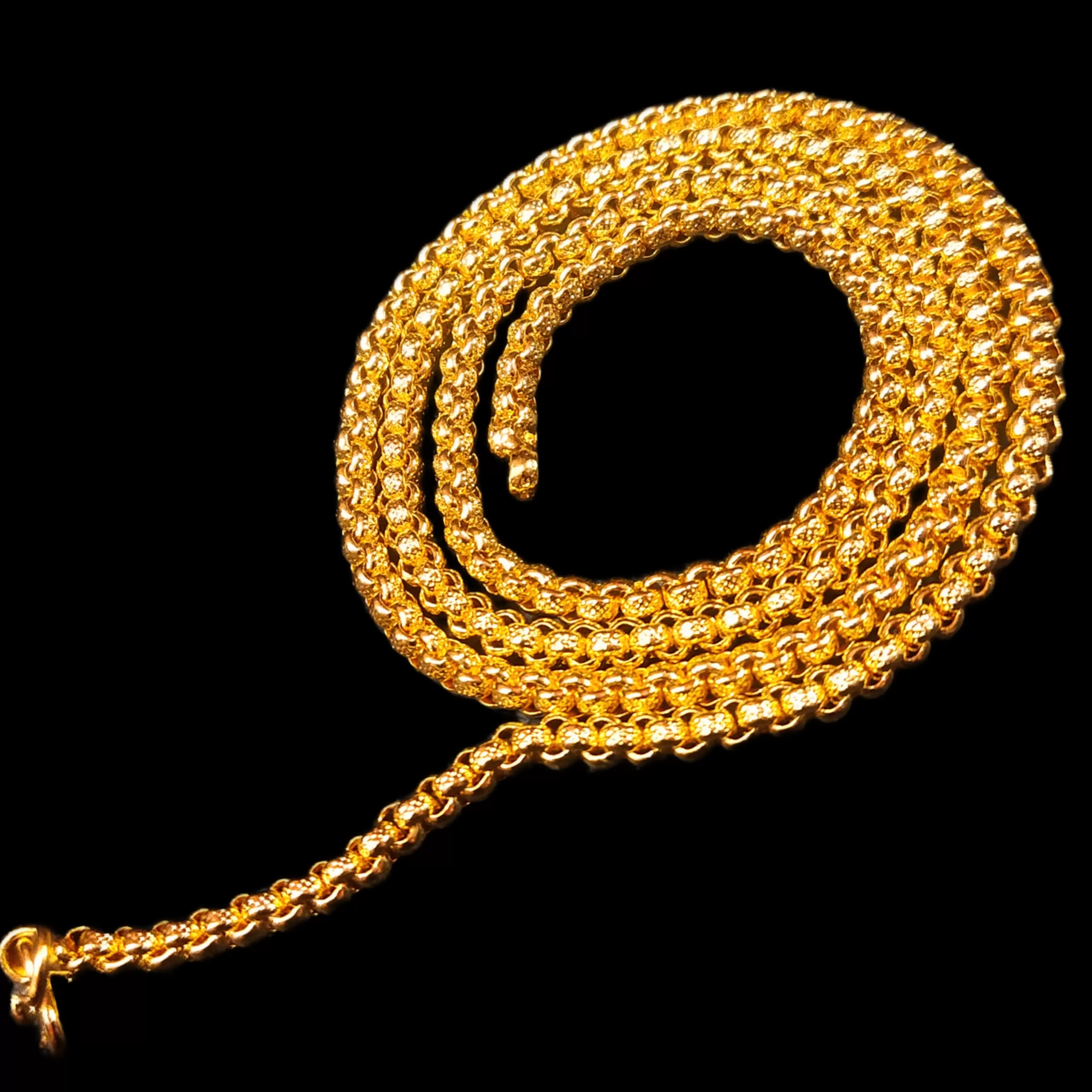 Asp Fashion Jewellery One Gram Gold Plated Chain