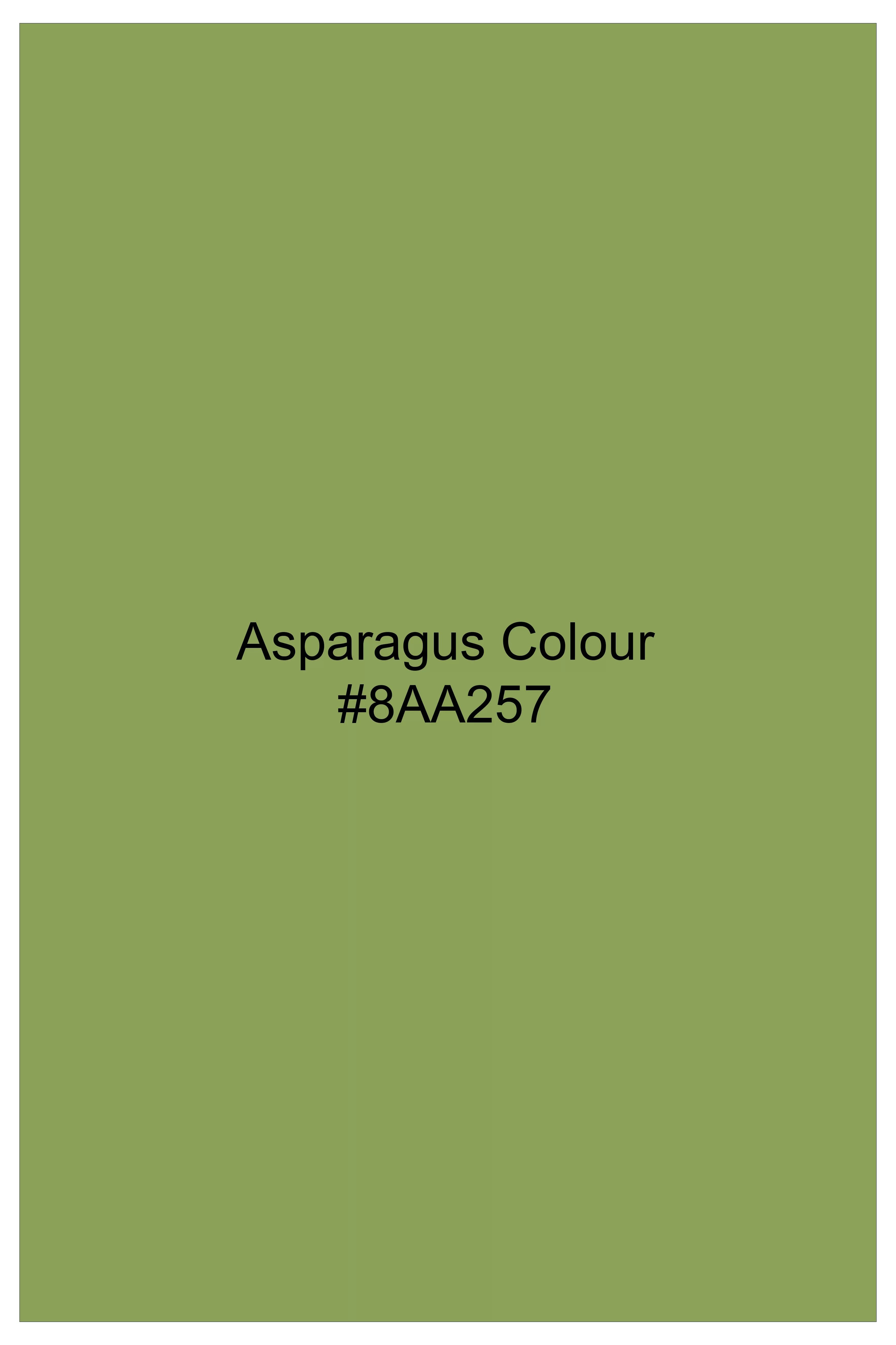 Asparagus Green Subtle Sheen Super Soft Premium Cotton Shirt