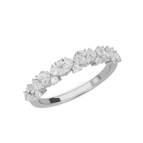 AUTRE - 14k White Gold 0.80ct Lab Grown Diamonds Band