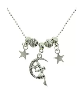 AVBeads Jewelry 20 Chain Necklace Celestial Fairy Moon & Stars Charms