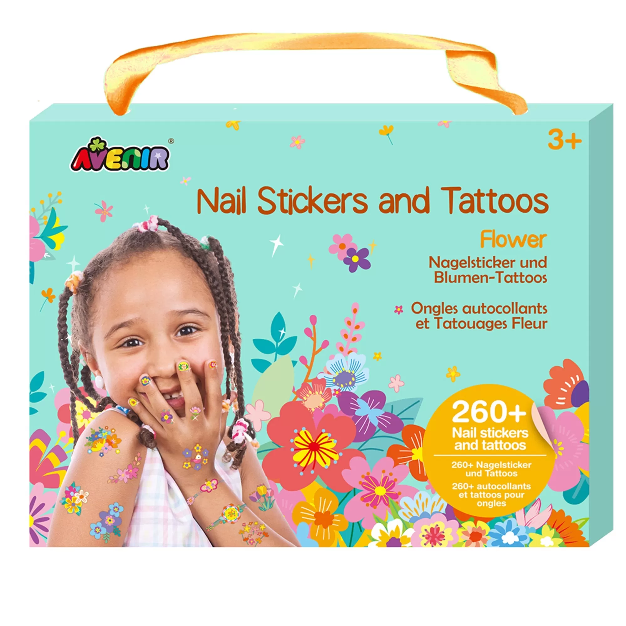 Avenir Nail Stickers & Tattoos - Flower