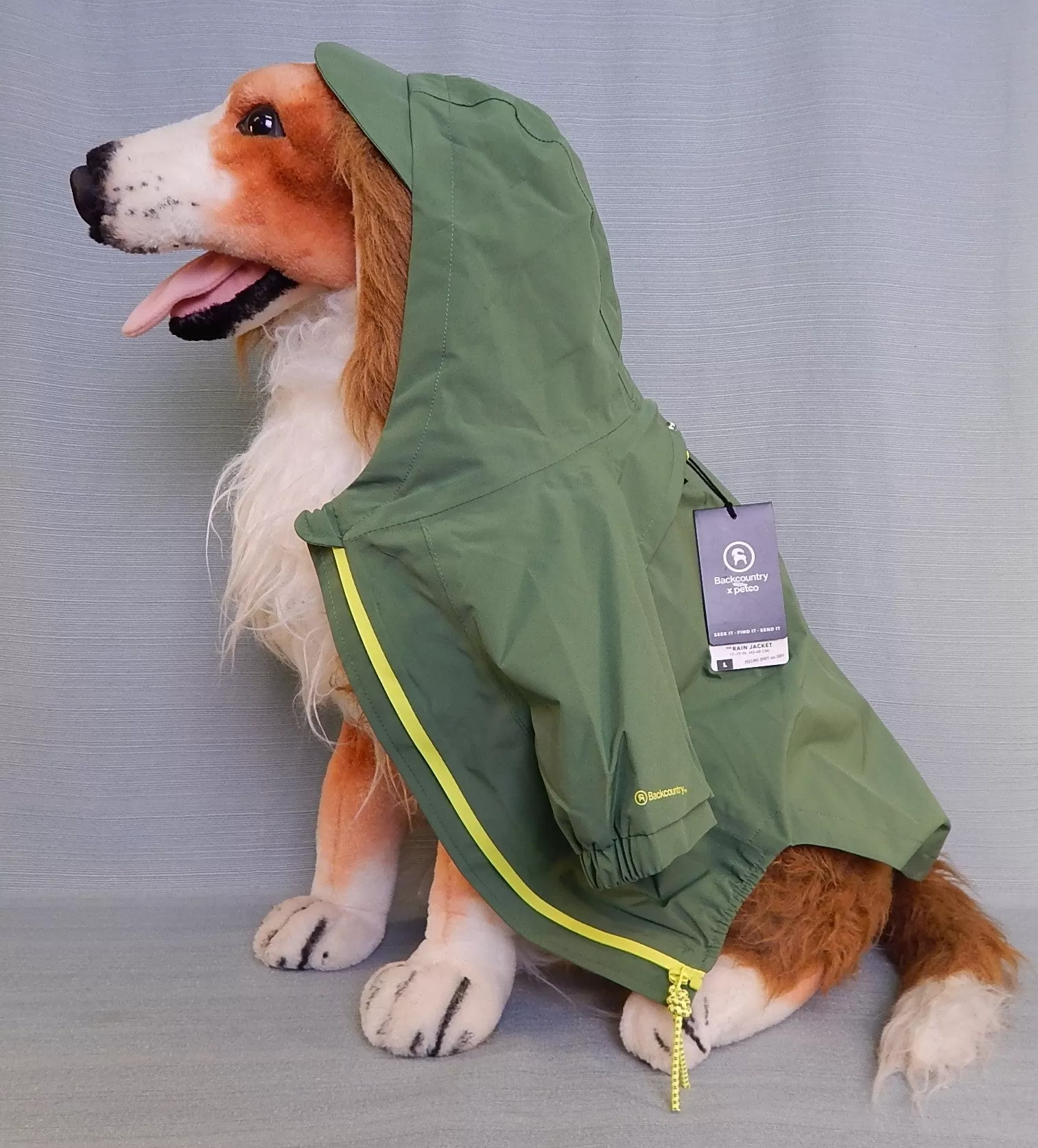 Backcountry x Petco Green Rain Jacket - Various Sizes Available - BRAND NEW!