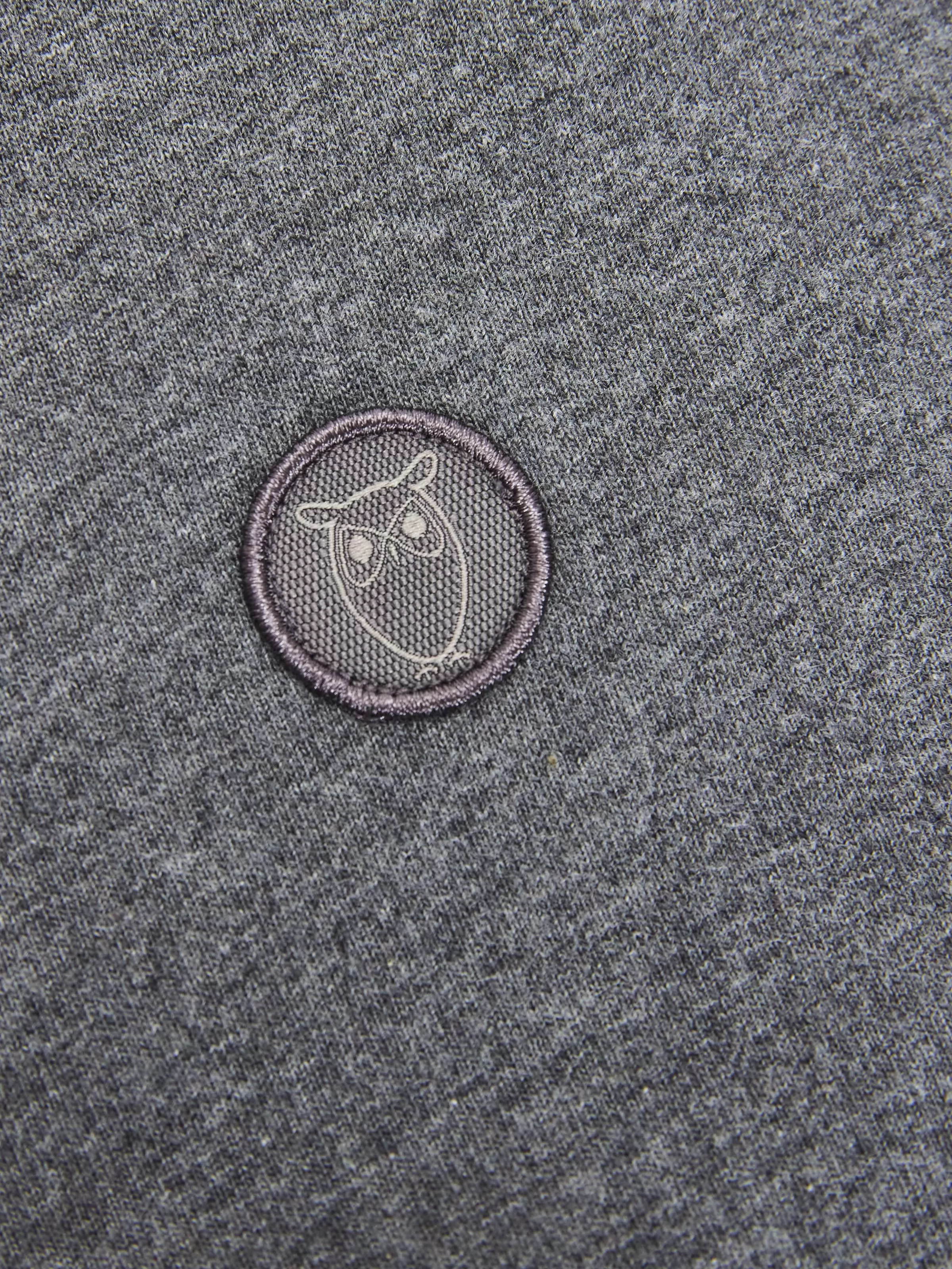 Badge long sleeve - Dark Grey Melange