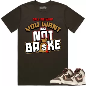 Baroque Brown Dunks Shirt to Match - WHEAT NOT BROKE