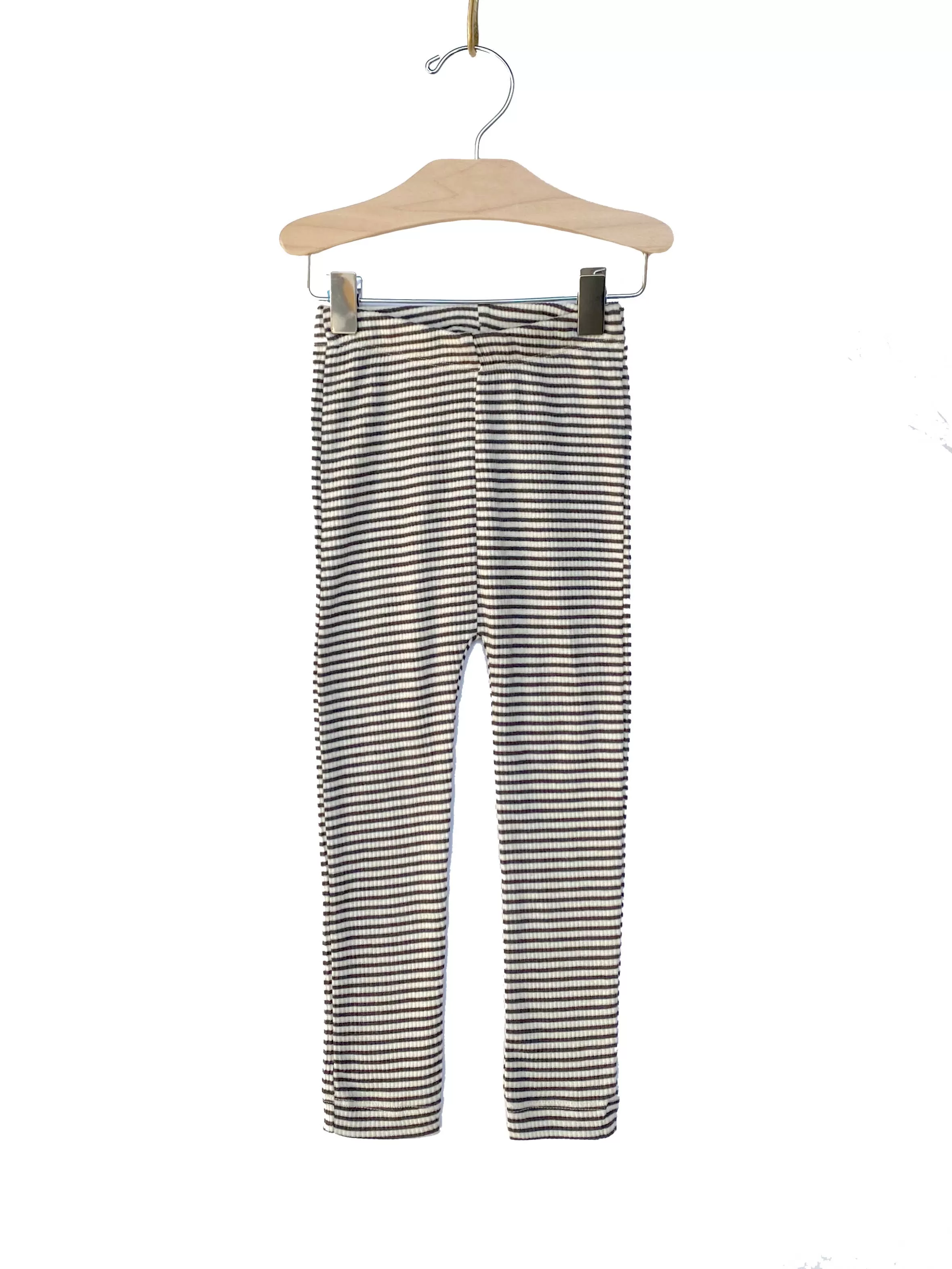 Basic Legging- Natural Stripe