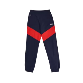 Basira Blocked Woven Wind Pant - Black iris/Red