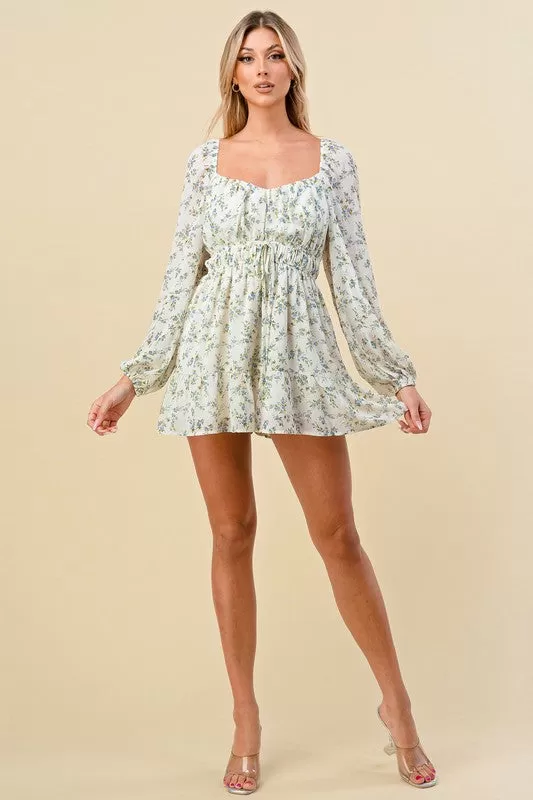 Be My Guest Floral Romper