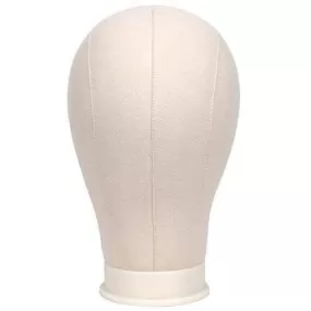 BE U | White Canvas Block Mannequin Head