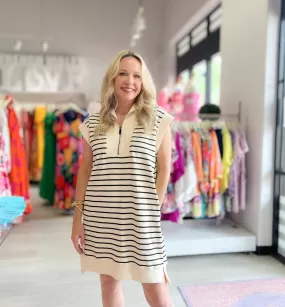 Beach Walks Striped Dress