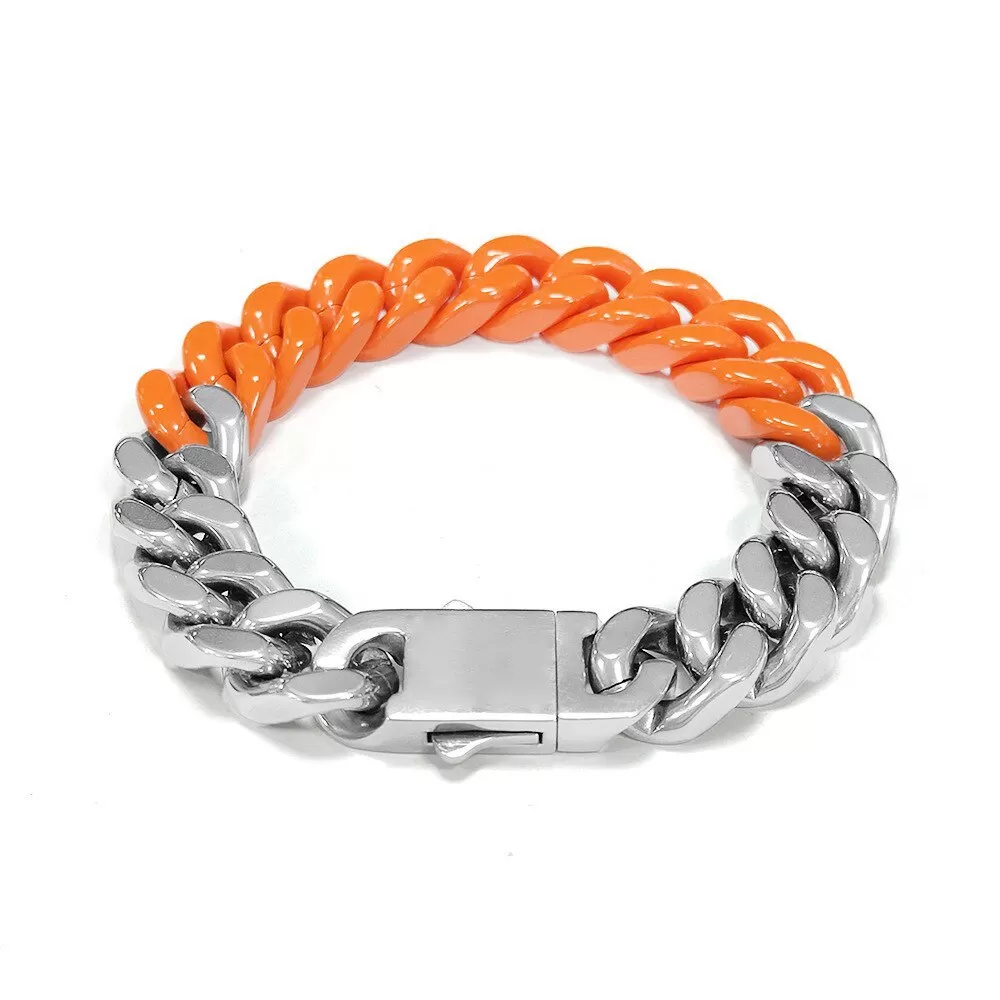 BiColor Cuban Bracelet