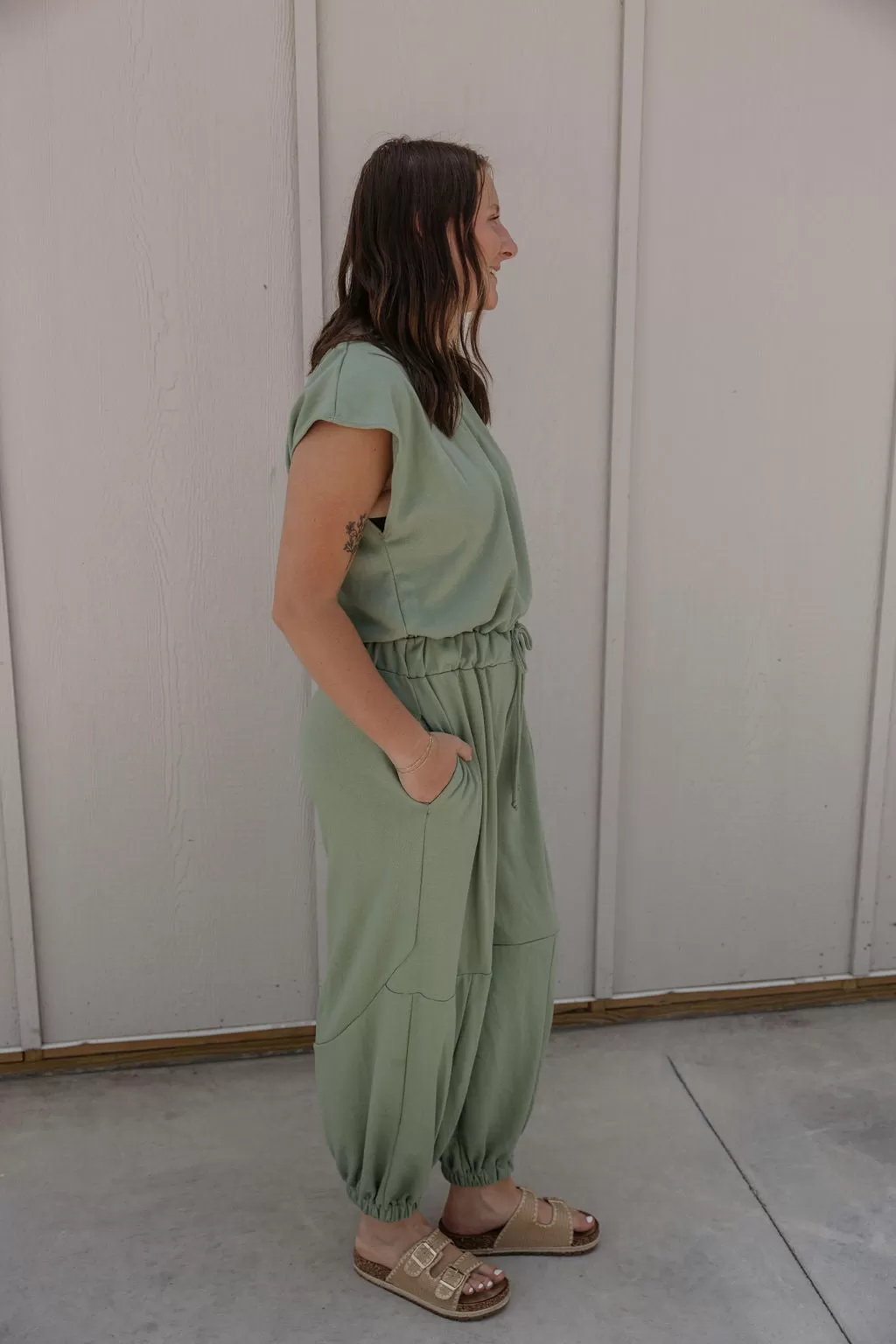 BILLINGS SAGE JUMPSUIT BY IVY & CO