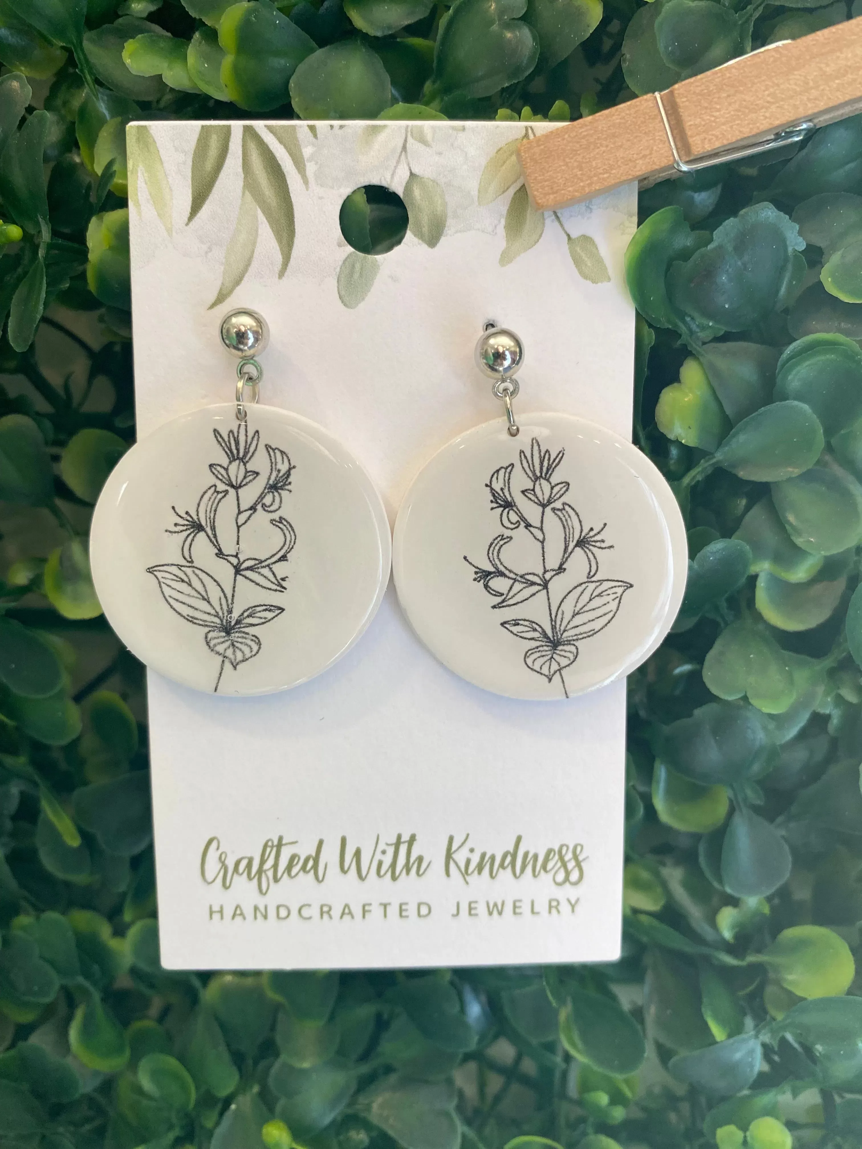 Birth Flower Dangles