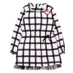 Boboli Dress - B&W Check