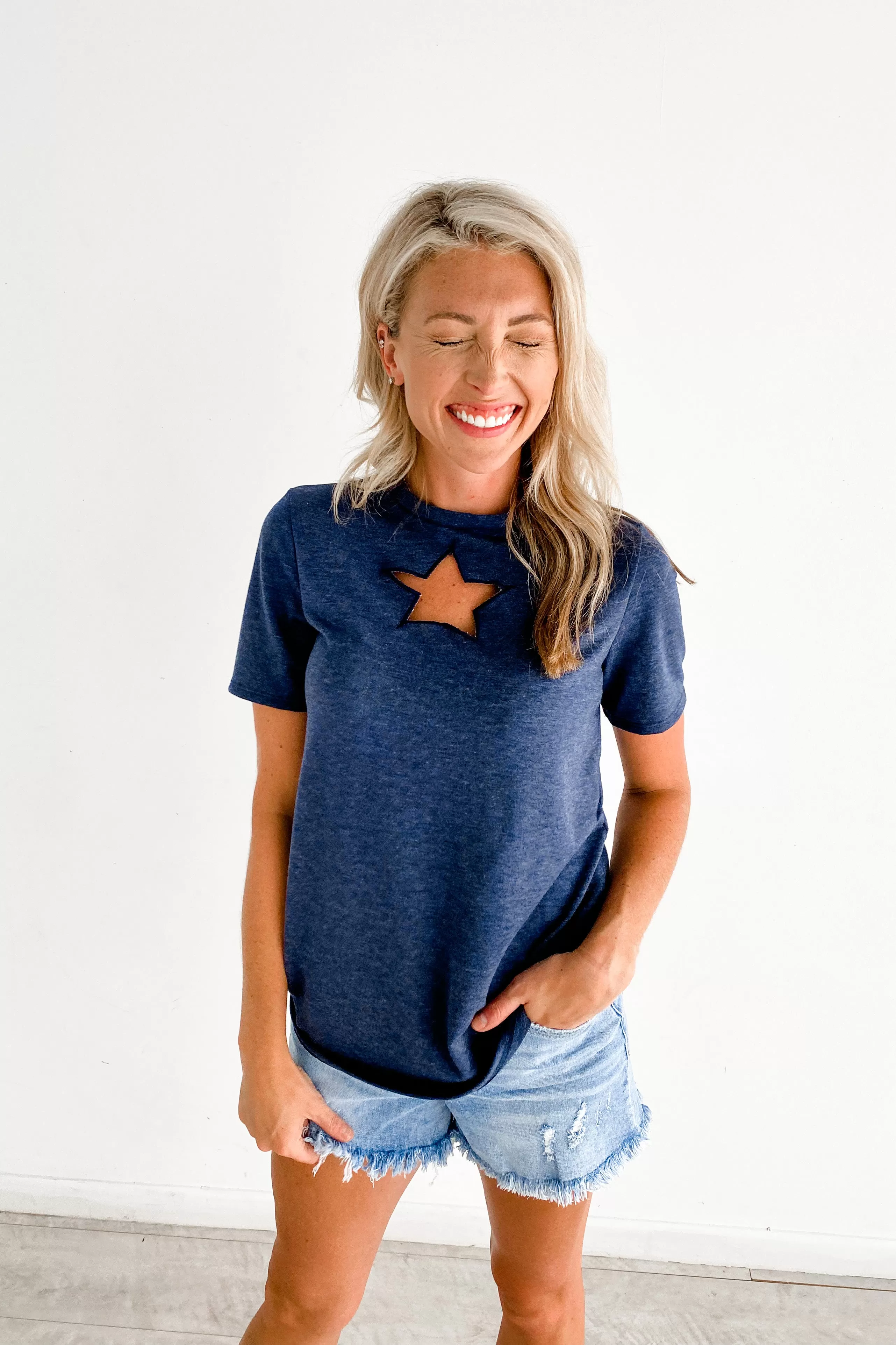 Born to Shine Cut Out Top | FINAL SALE