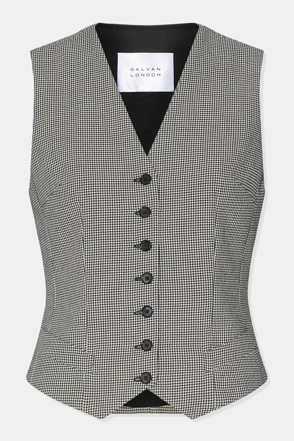 Boyfriend Waistcoat - Houndstooth