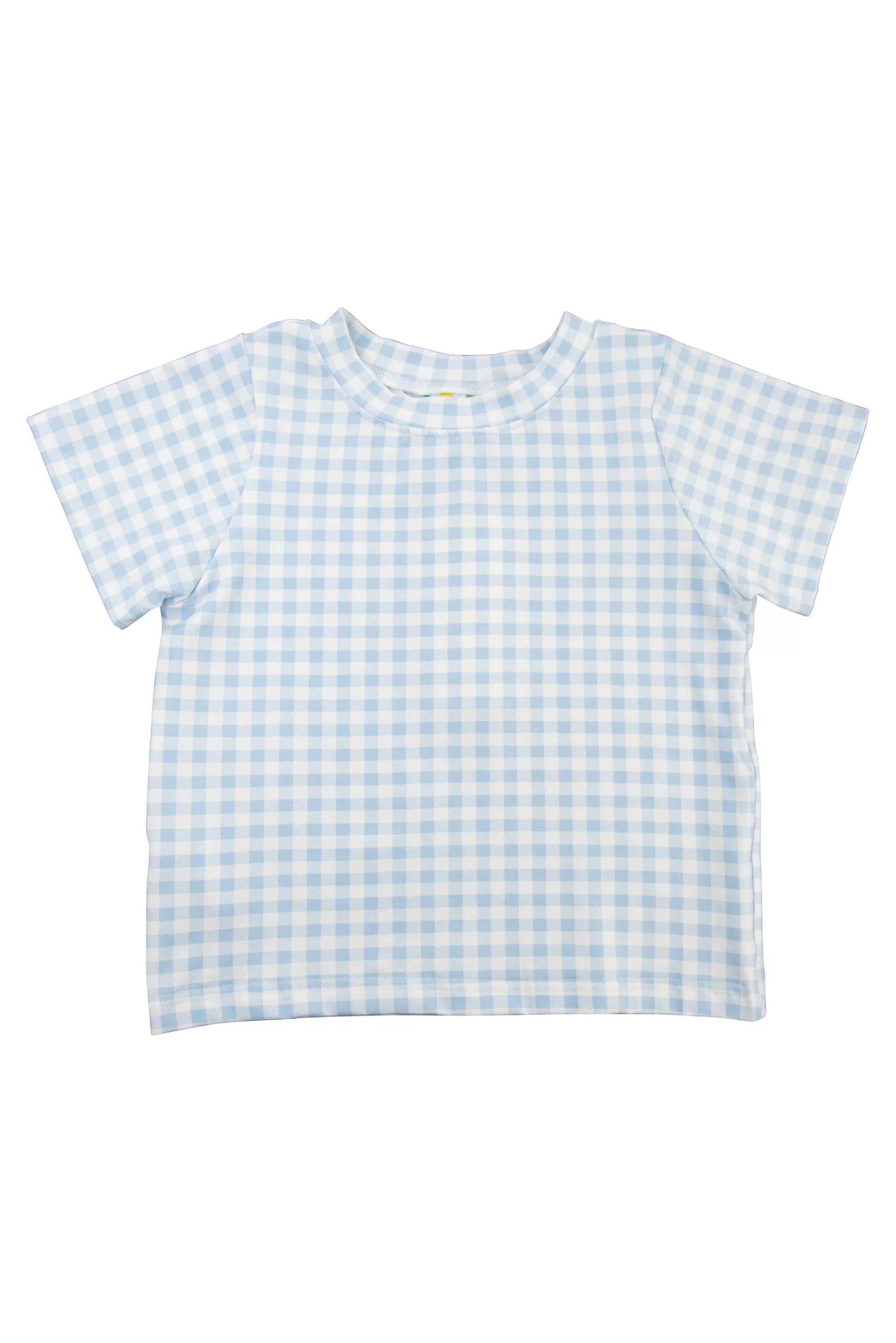 Boys Blue Gingham Shirt Only