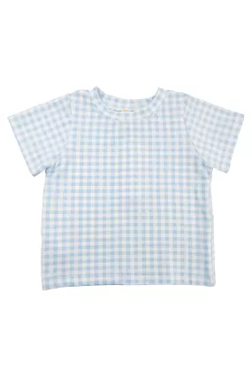 Boys Blue Gingham Shirt Only