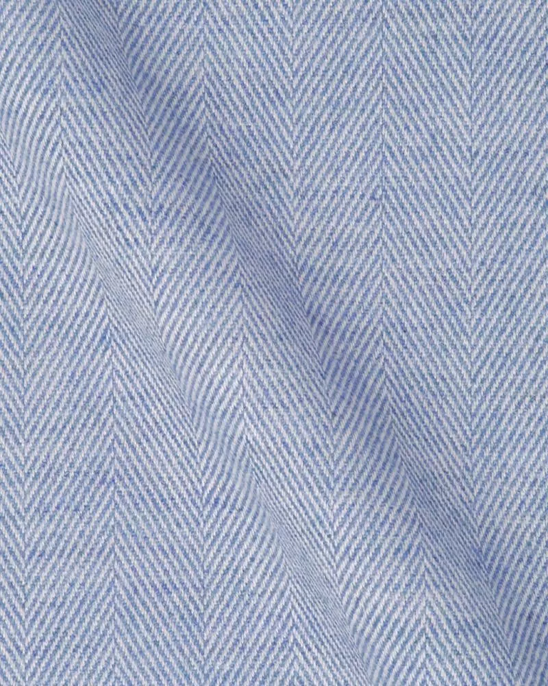 Canclini Melton Blue Herringbone Shirt 2331.w012.0013.chi