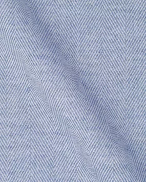 Canclini Melton Blue Herringbone Shirt 2331.w012.0013.chi