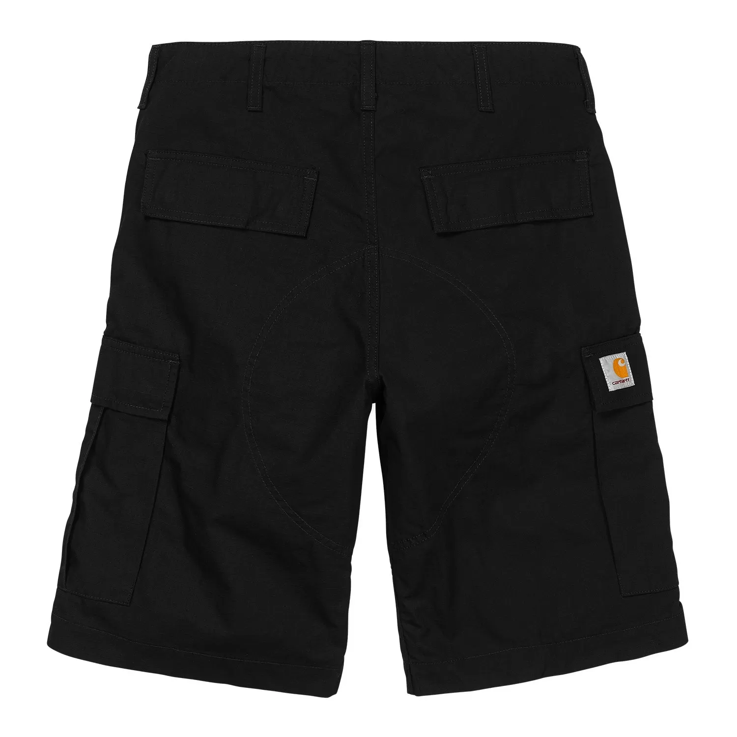 Carhartt Regular Cargo Short Black Rinsed