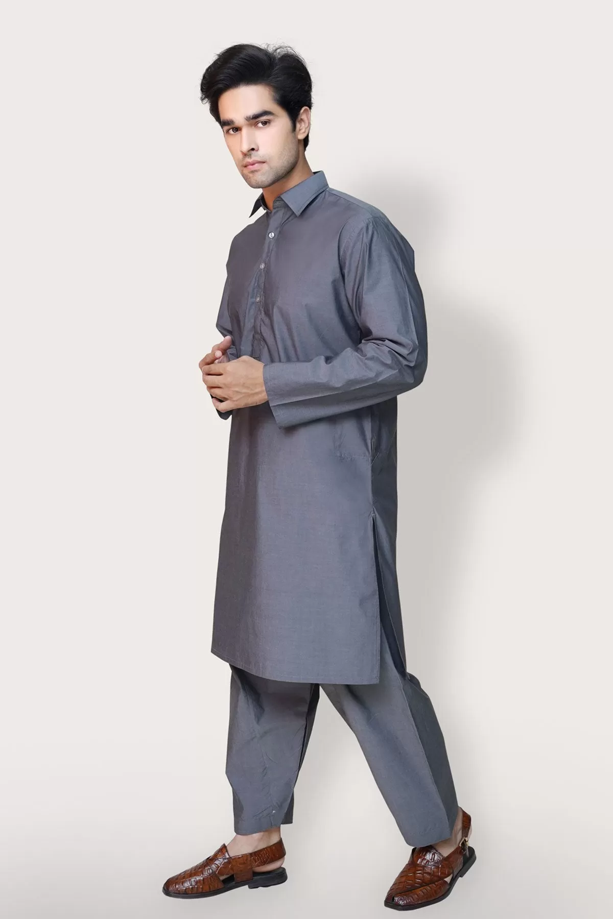 Charcoal Kurta Shalwar