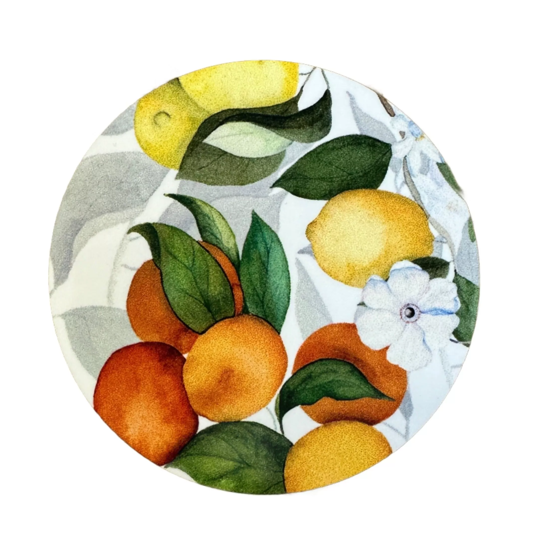 'Citrus' Round Placemat & Coasters