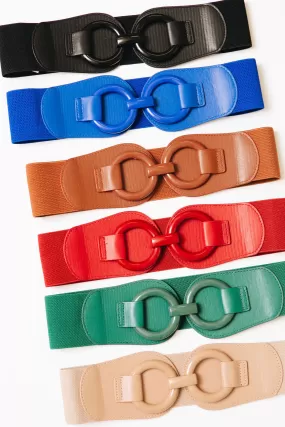 Classic Double Linked Enamel Elastic Belt (S-3XL)