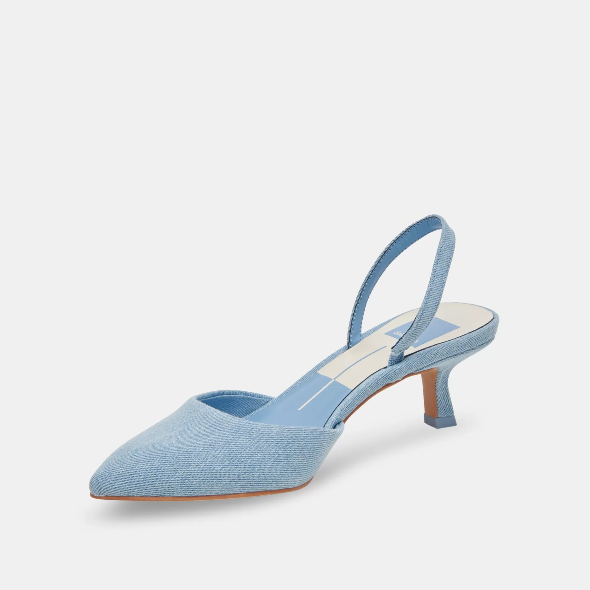 CORSA HEELS BLUE DENIM