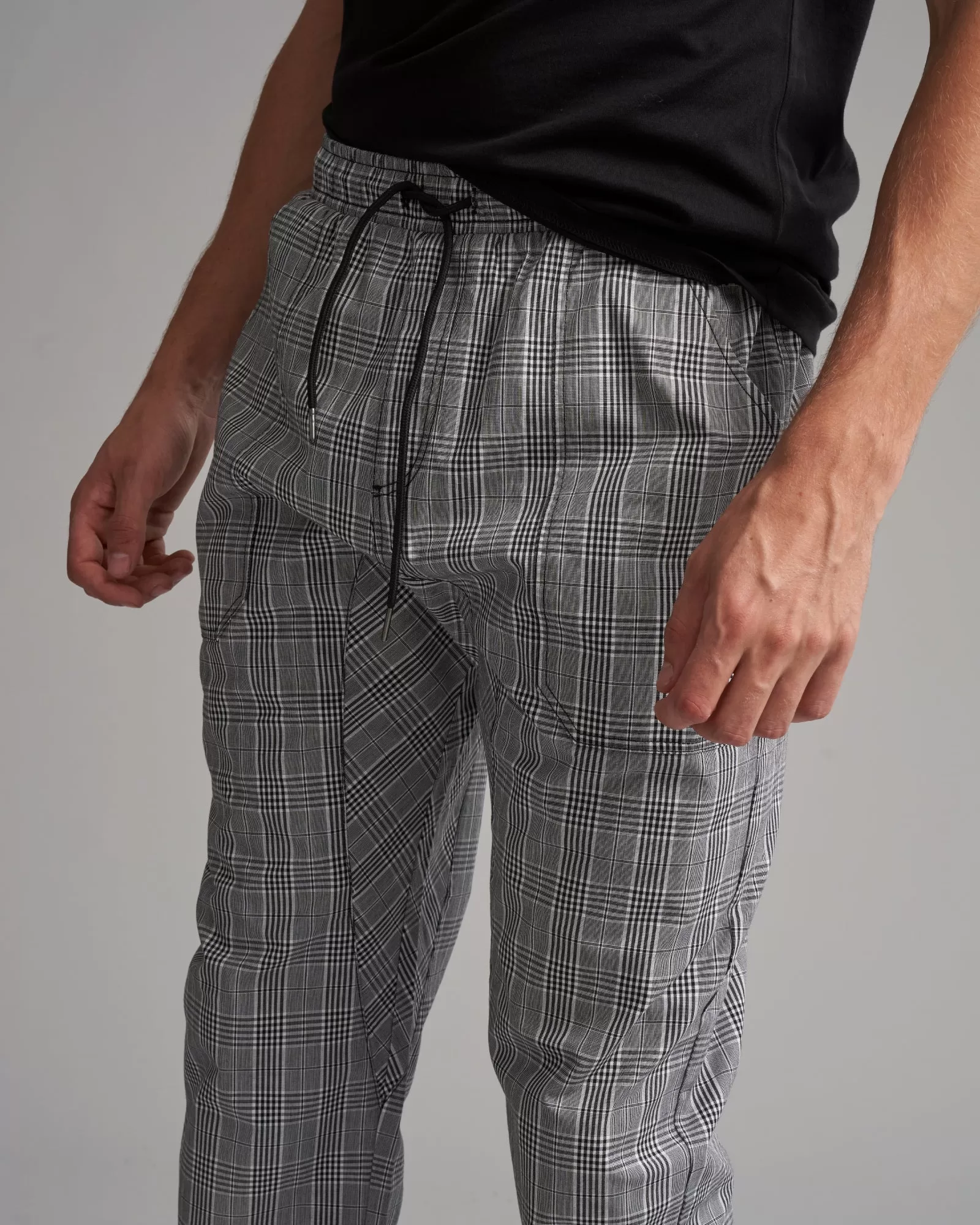 COTTON PLAID FREELANCE JOGGER