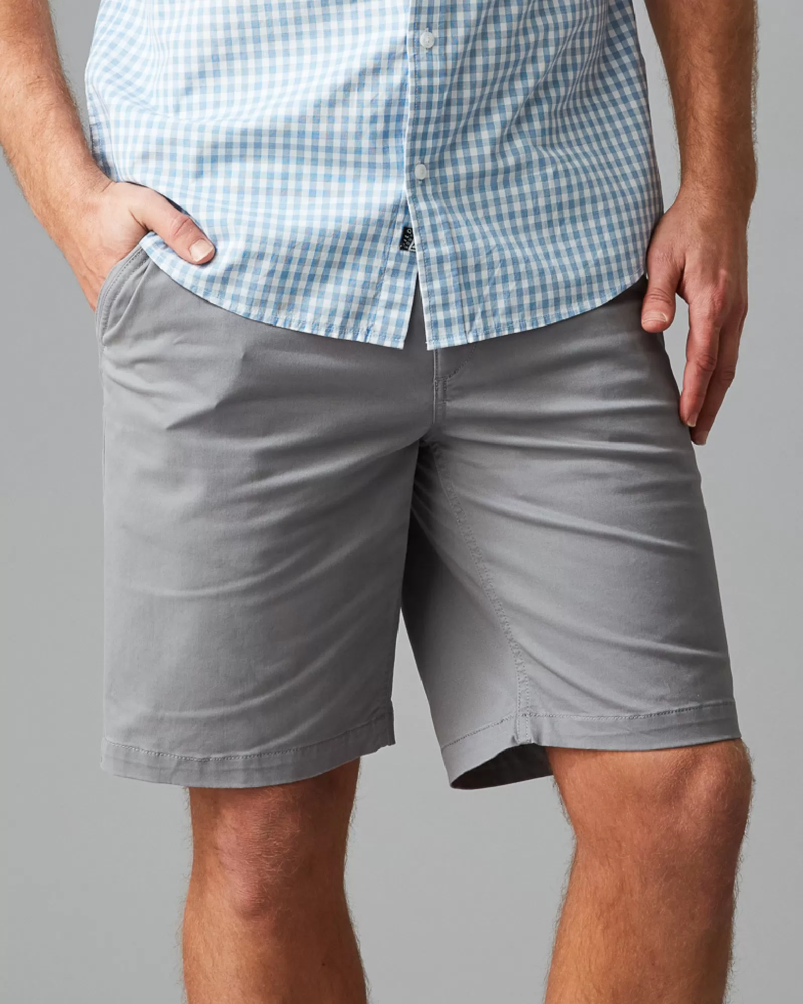 COTTON STRETCH CHINO SHORT