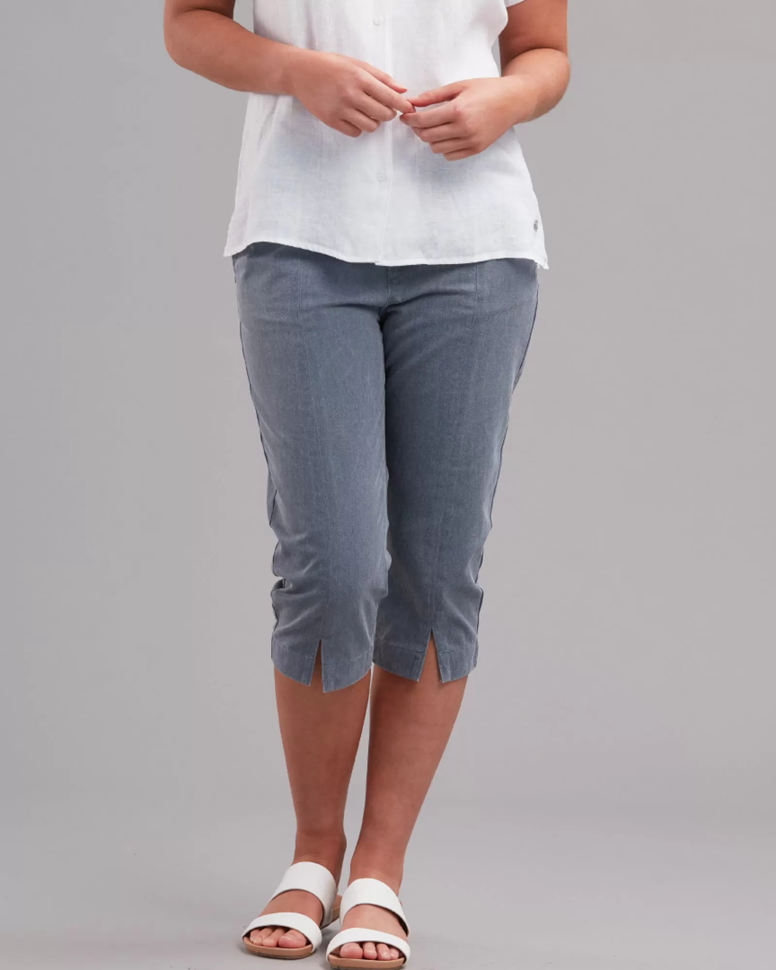 COTTON WEATHERED CAPRI