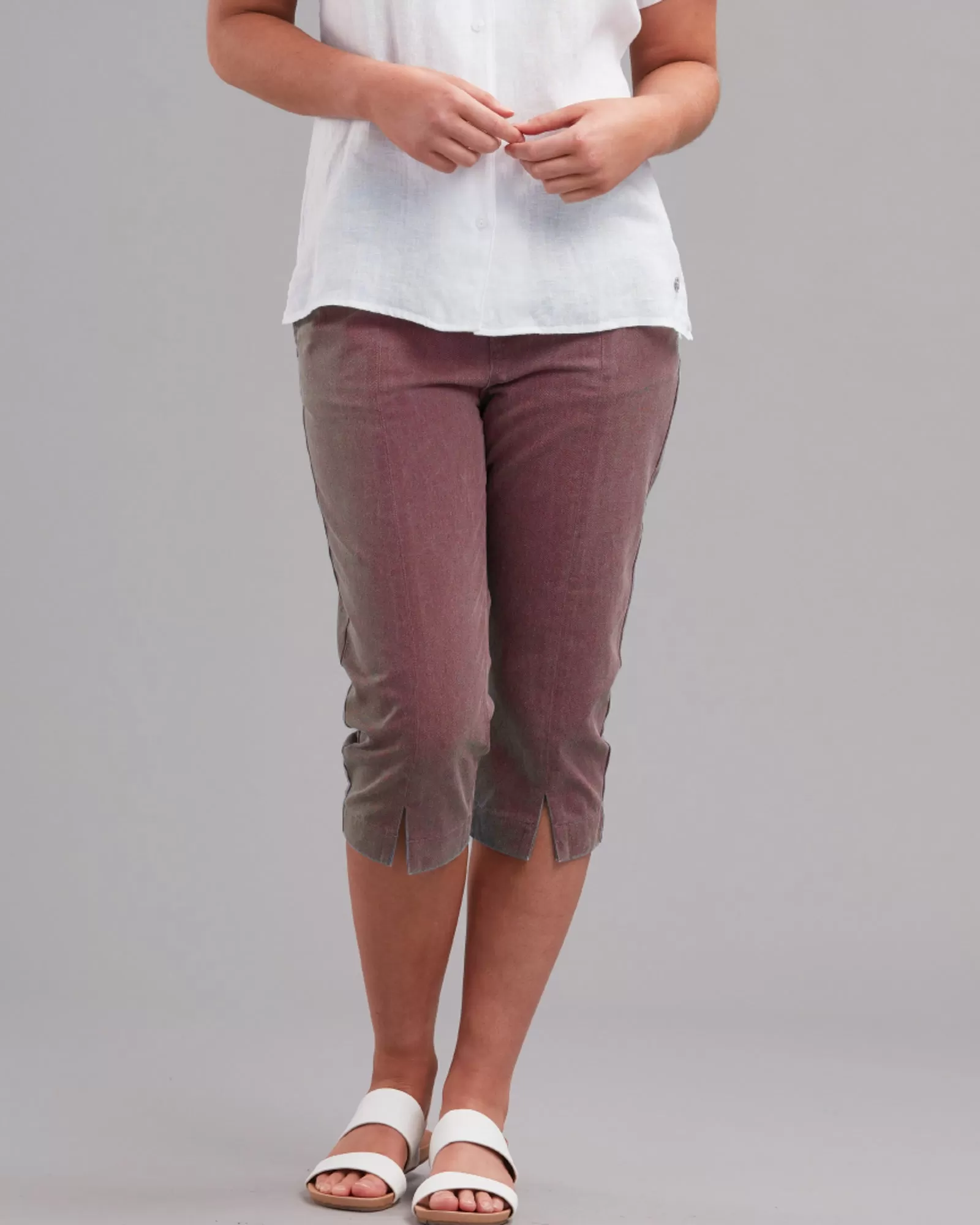 COTTON WEATHERED CAPRI