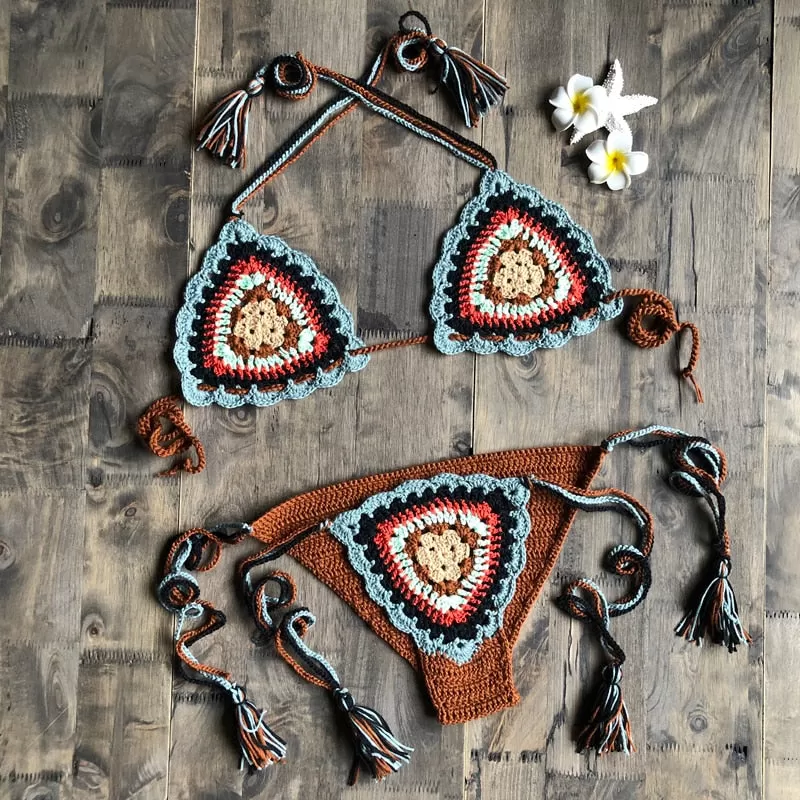 Crochet Swimsuit  Beach Micro Bikini