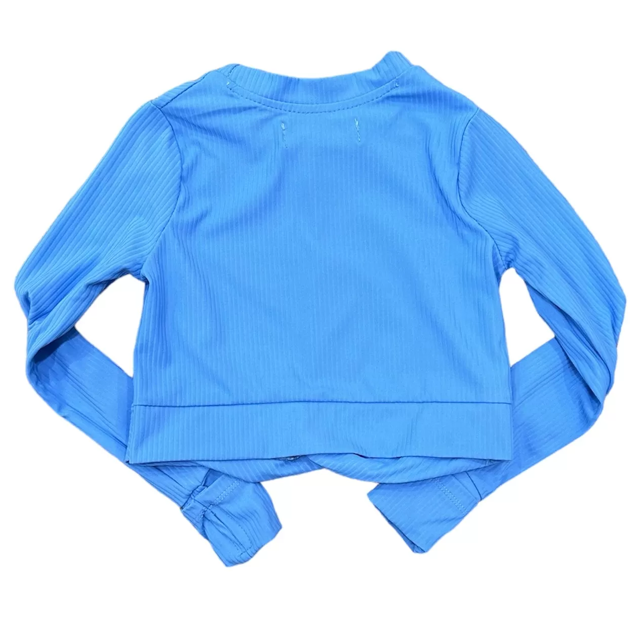 Crop Knot Long Sleeve - French Blue