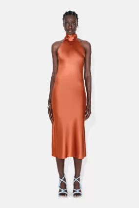 Cropped Sienna Dress - Coral