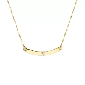 Curved Bar Necklace